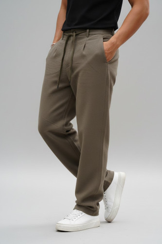 شلوار کنفی مردانه گرم دار نیم بگ پارچه وارداتی