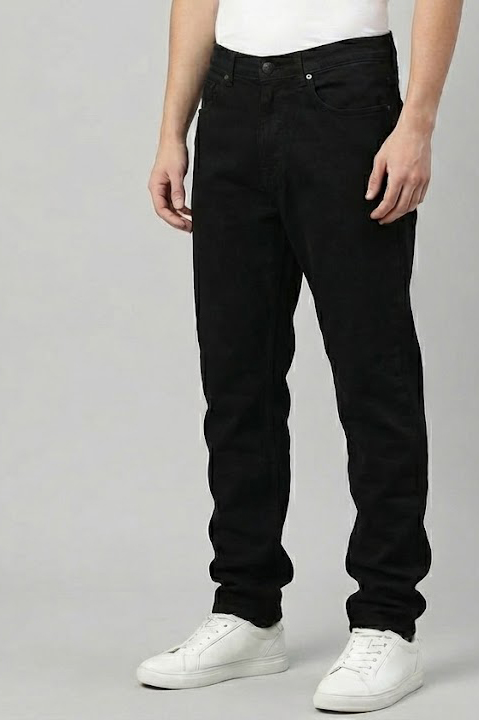 شلوار مام مشکی مردانه سنگ شور سایز بزرگ با کیفیت SIGMAMEN