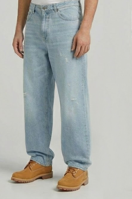 شلوار بگ مردانه جین یخی با کیفیت بالاSIGMAMEN